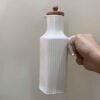 Witte Keramische Olie Dispenser – Vijfhoekig Model