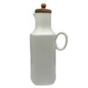 Witte Keramische Olie Dispenser – Vijfhoekig Model
