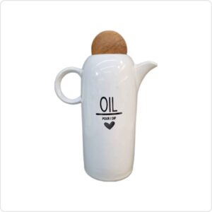 Witte Keramische Olie Dispenser – Decoratief Model