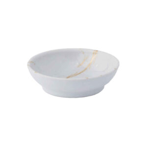 Ronde Melamine Kommen – Marmer Look (Set van 6)