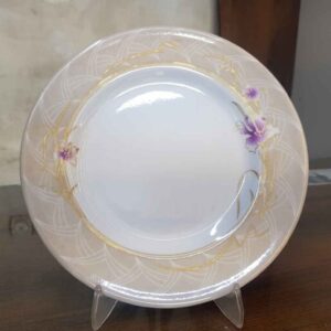 Witte Melamine Bordenset – Azaleabloem Model