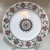 Witte Melamine Bordenset – Fijn Bloemontwerp