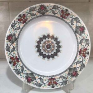 Witte Melamine Bordenset – Fijn Bloemontwerp