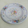 Witte Melamine Bordenset – Victoriabloem Model