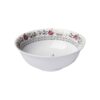 Witte Melamine Kommenset – Model Hani Bloem (Set van 6)