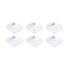 Witte Melamine Kommenset – Model Kasra (Set van 6)