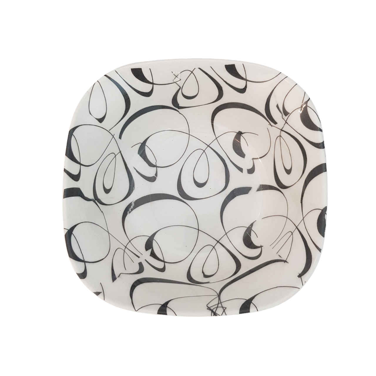 Witte Melamine Kommenset – Model Ghasedak (Set van 6)