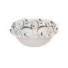 Witte Melamine Kommenset – Model Ghasedak (Set van 6)
