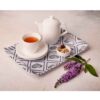 Wit melamine dienblad - Met hartmotief en handgreep