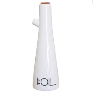 Witte Porseleinen Olie Dispenser – Praktisch Ontwerp