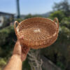 Rustieke Rotan Mand – Handgeweven Natuurlijk Decor
