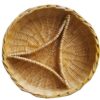 Natuurlijke Rotan Mand Handgeweven met Vier Compartimenten