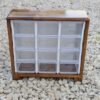 Elegante houten opbergbox met 12 vakjes