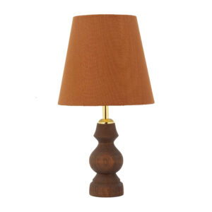 Accent Houten Tafellamp met Taps Toelopende Kap Rana