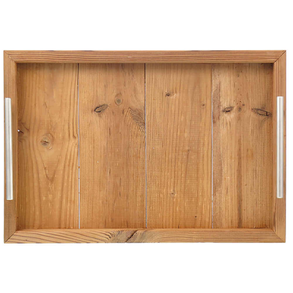 Minimalistisch rechthoekig houten dienblad – Met waterafstotende coating