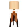 Accent Houten Tafellamp met Ronde Kap Masina