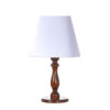 Accent Houten Tafellamp met Taps Toelopende Kap