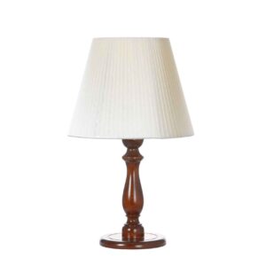 Accent Houten Tafellamp met Taps Toelopende Kap