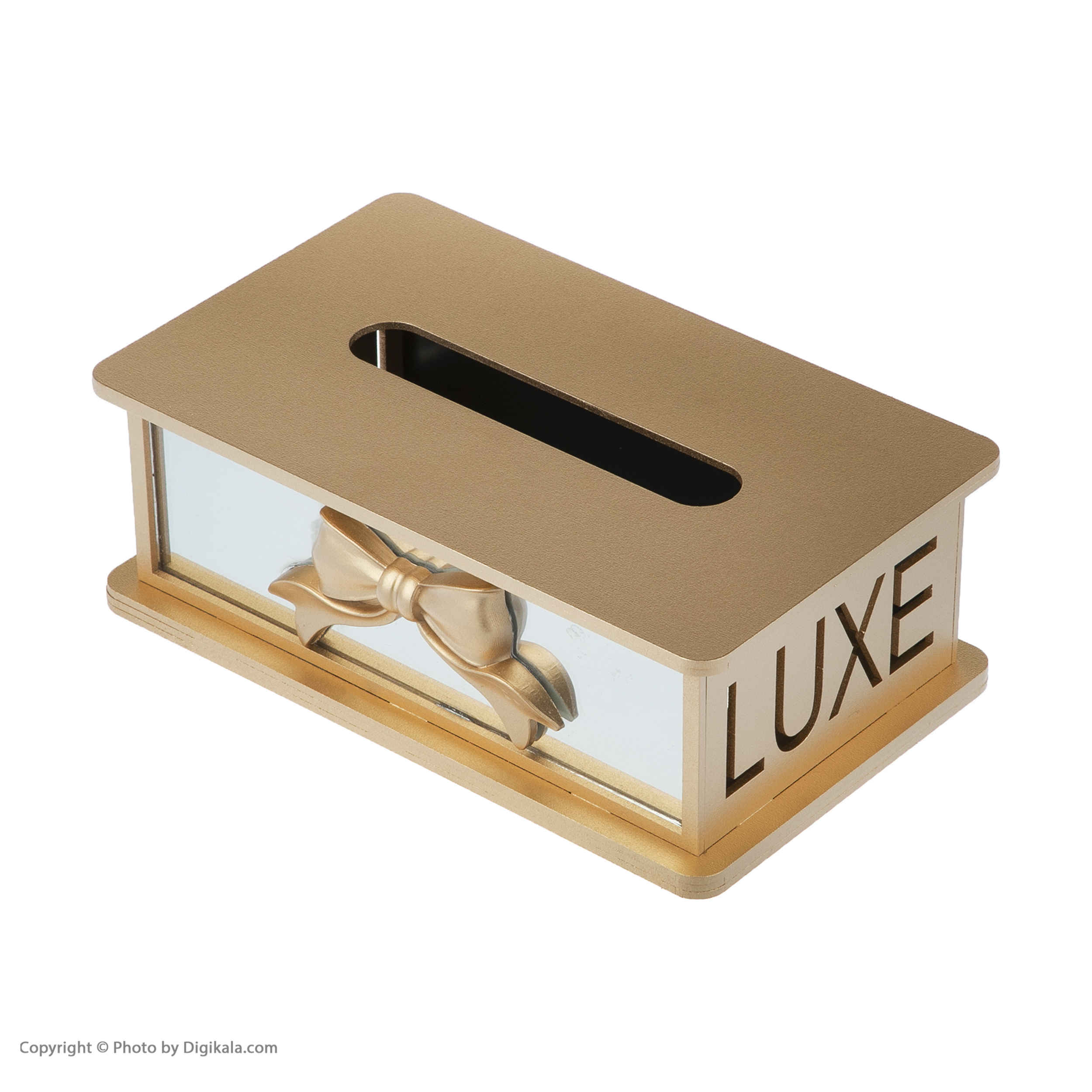 Houten Prullenbak & Tissuedoos Set – Vlinderdas Ontwerp