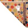 Ambachtelijk handgeknoopt Perzisch Gabbeh tapijt - Abstract bloemenontwerp, Crème, Wol