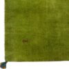 Authentiek handgeknoopt Perzisch minimalistisch Gabbeh tapijt - Effen, Groen, Wol