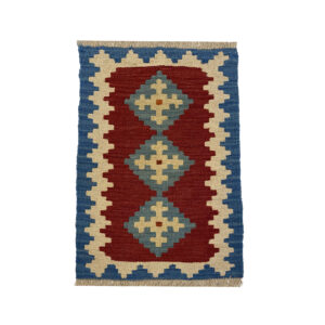 Authentiek Perzisch Wol Kilim Tapijt Handgeweven in Fars Tribaal