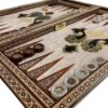 Inlegwerk Backgammonbord met Khatam-kari Artisan Vakmanschap