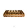Backgammon & Schaakbord Handgemaakt van Walnoothout Pichak