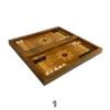 Backgammon & Schaakbord Handgemaakt van Walnoothout