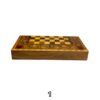 Backgammon & Schaakbord Handgemaakt van Walnoothout