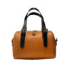 Bauletto Lederen Handtas met Dubbele Handvatten: Klassieke Stijl