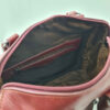 Rode Lederen Bauletto Handtas voor Dames