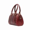 Lederen Bauletto Tas – Slangenhuid Patroon