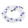 Gekralen Brillenketting – Boze Oog Design Wit