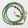 Gekralen Brillenketting – Handgemaakt Groen