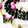 Gekralen Brillenketting – Groene Agaat & Vlinder