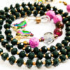 Gekralen Brillenketting – Groene Agaat & Vlinder