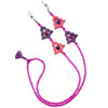 Gekralen Brillenketting – Roze Kristallen