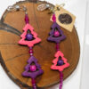 Gekralen Brillenketting – Roze Kristallen