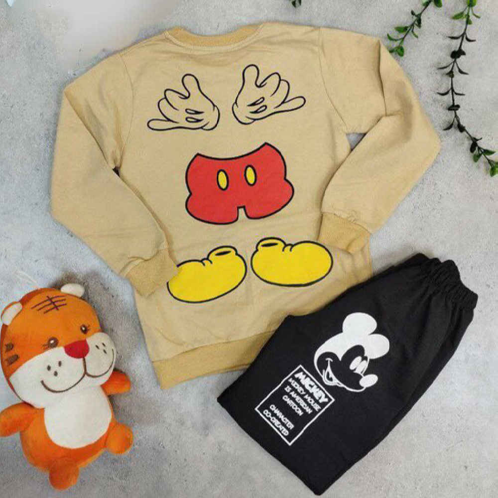 Jongens Sweatshirt & Broek Set met Mickey Mouse Ontwerp