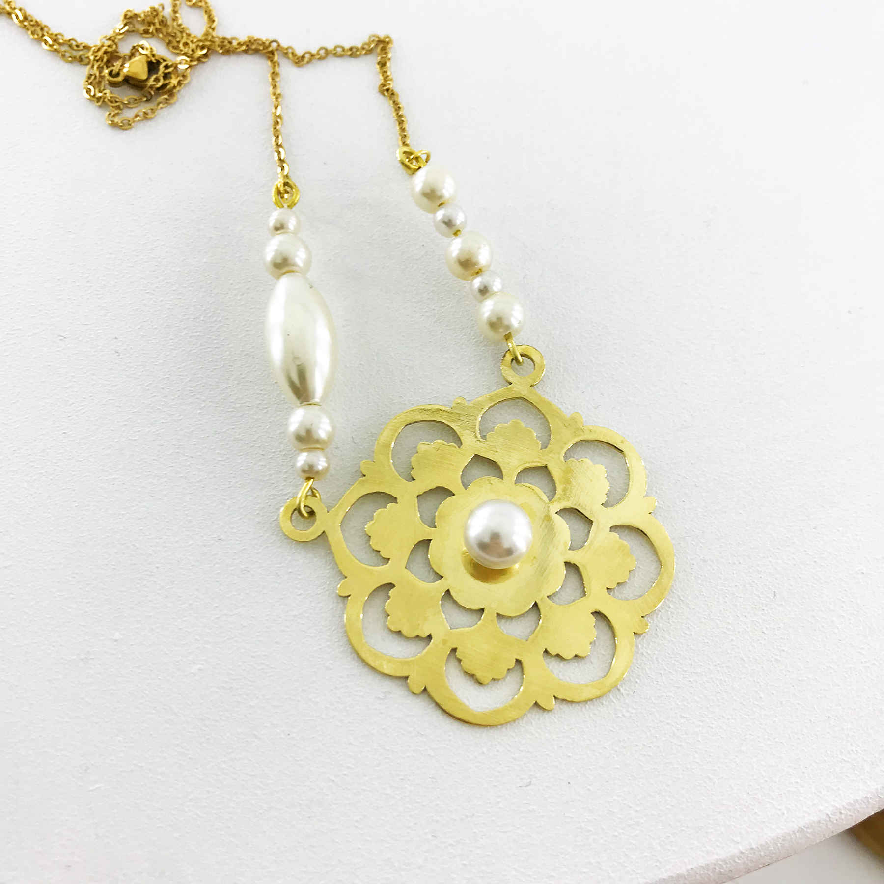 Messing Ketting Perzisch Traditioneel Thema voor Dames Bloem