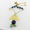 Messing Ketting Perzisch Traditioneel Thema voor Dames met Agaat