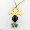 Messing Ketting Perzisch Traditioneel Thema voor Dames met Agaat