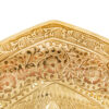Messing Serveerstandaard voor Snoep met Fijne Gravure Elegant