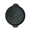 Ronde Gietijzeren Grillpan voor Camping – 24 cm