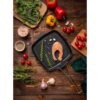 Vierkante Gietijzeren Grill Koekenpan voor Camping & Buiten – 26 cm
