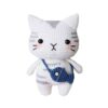 Handgemaakte Amigurumi Gehaakte Kat – Wit 15 cm