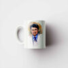 Perzische Keramische Koffiemok met het Patroon Mohammad-Reza Shajarian