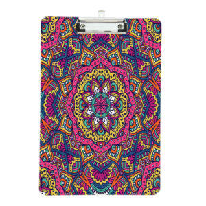 Klembord met Traditionele Roze Mandala Print – A4