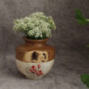 Decoratieve Houten Vazen Handgemaakt met Natuurlijk en Massief Hout en Aardewerk Elegantie